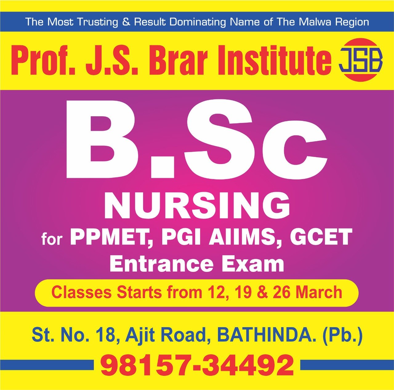 BSc Nursing Course